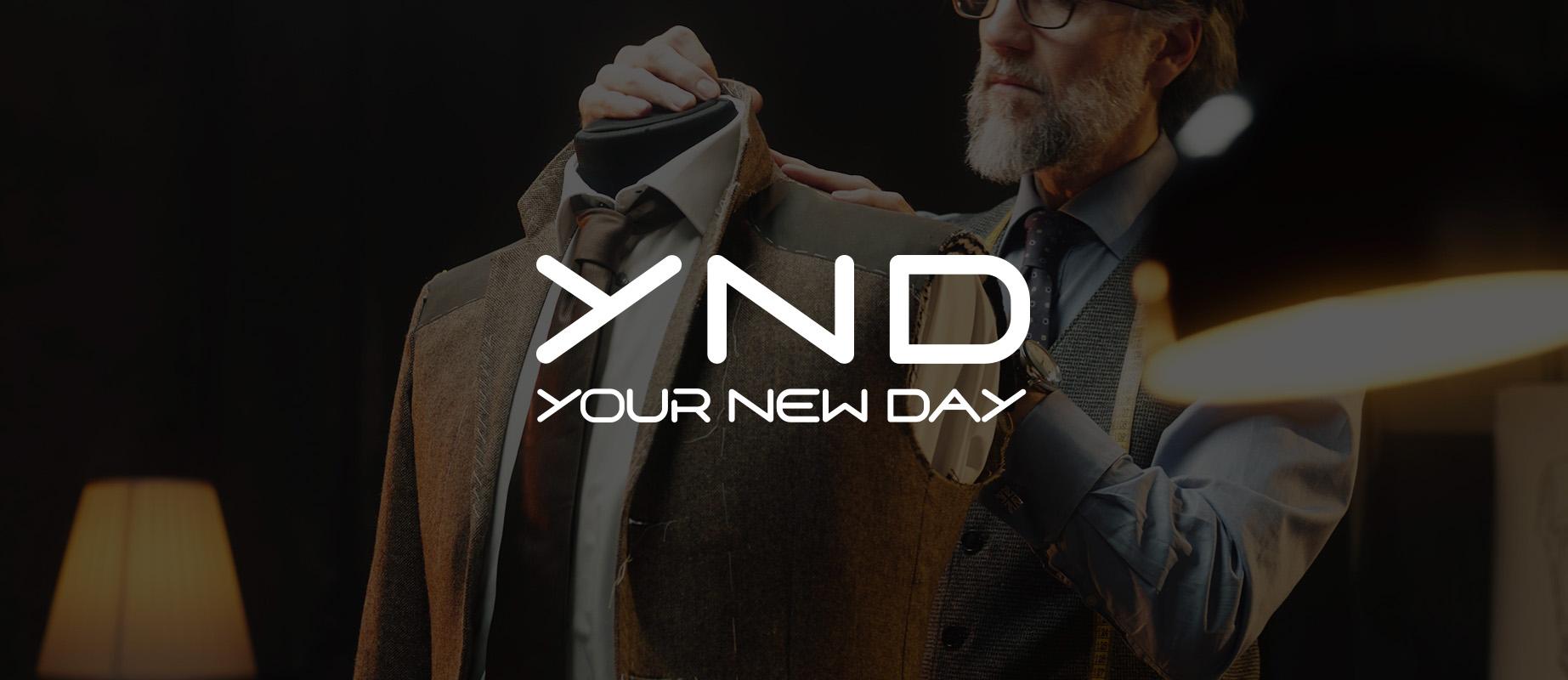 YND Men's 3-Piece Long Sleeve Formal Suit Set - Menswear Formal Wear Fashion Apparel Outfits with Vest, Pants, Tie for Wedding, Business Groom Tuxedo (Beige, Black)