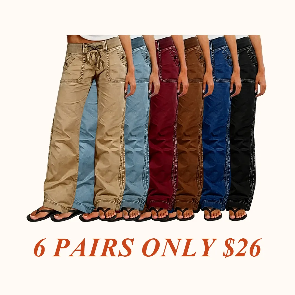 Mid-rise straight-leg trousers with drawstring and minimalist seam detailing