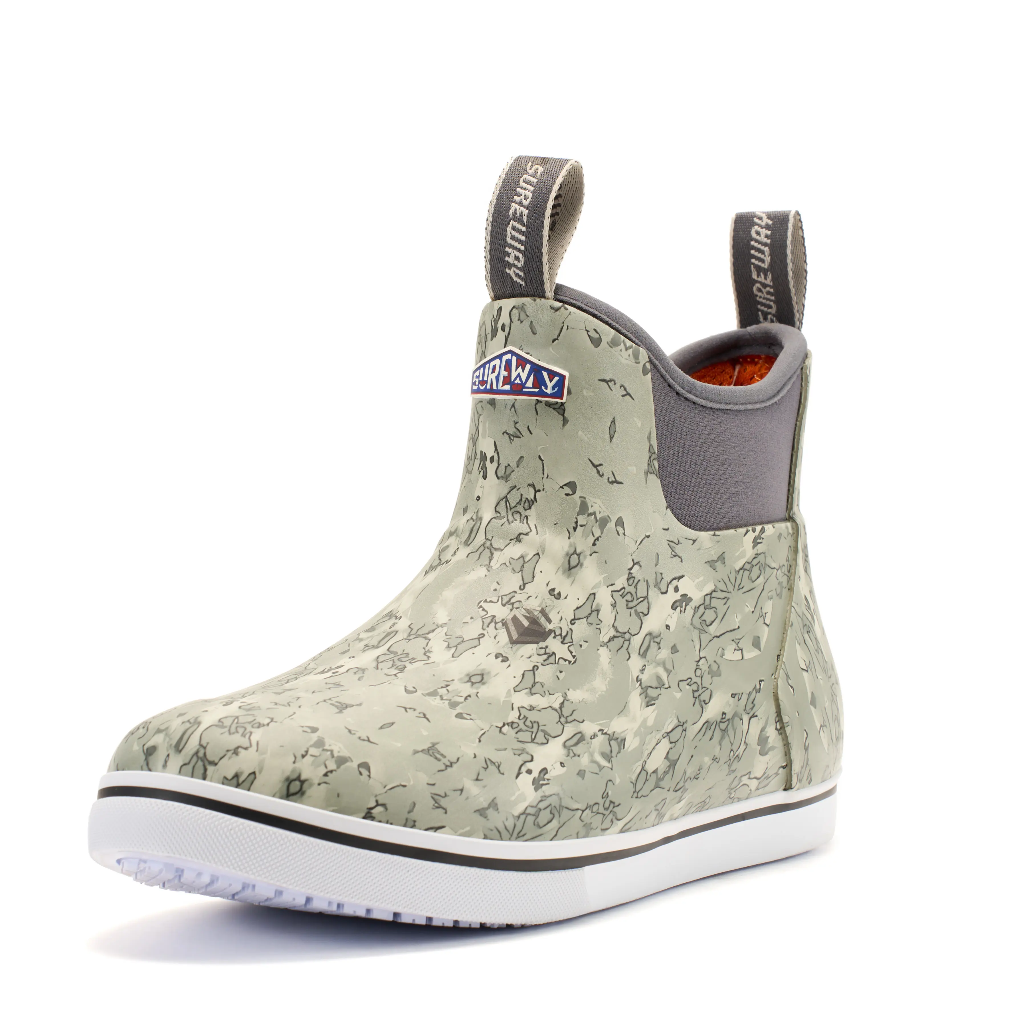 SUREWAY Men's Waterproof Non-Slip Fishing Deck Boots