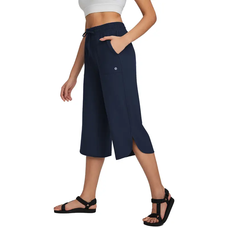 Women's 20-Inch Wide-Leg Cropped Pants