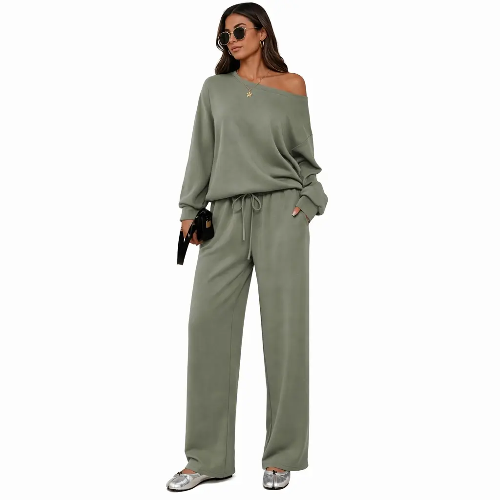 Women's Autumn Basic Loose-Fit Matching Set