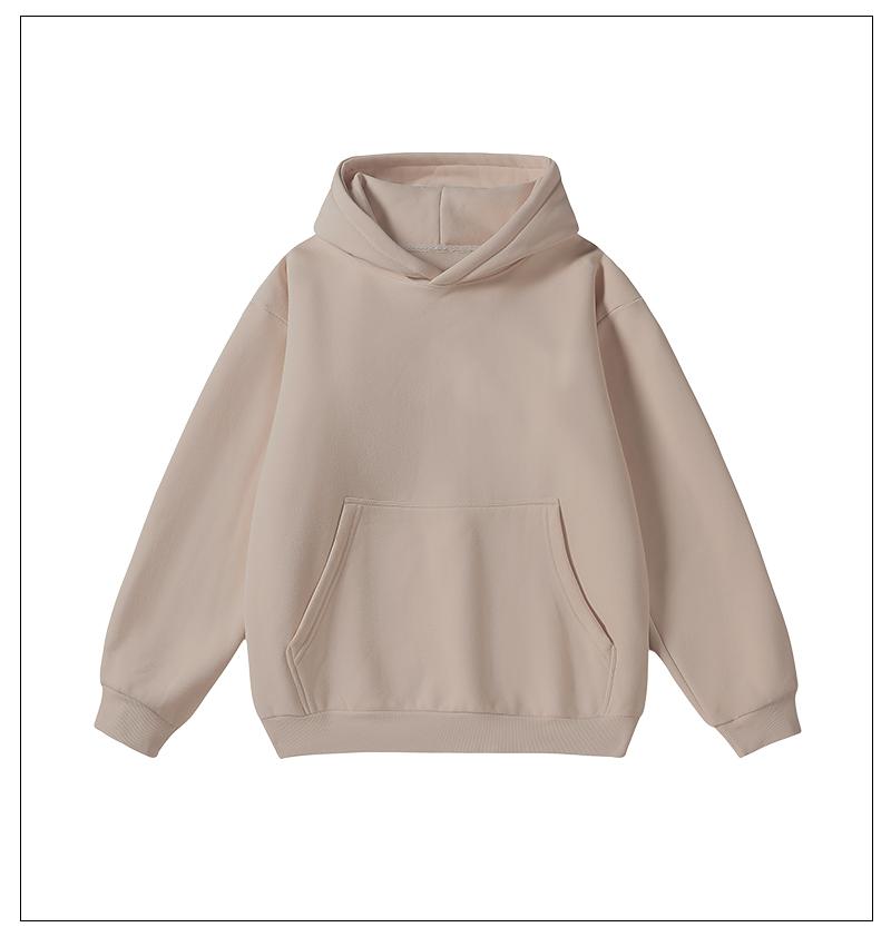 Men's Hoodie Cotton Blend Long Sleeve Pullover Regular Fit Soft Breathable Durable Everyday Comfort Machine Washable Casual Outdoor Urban Street Wear Black Beige