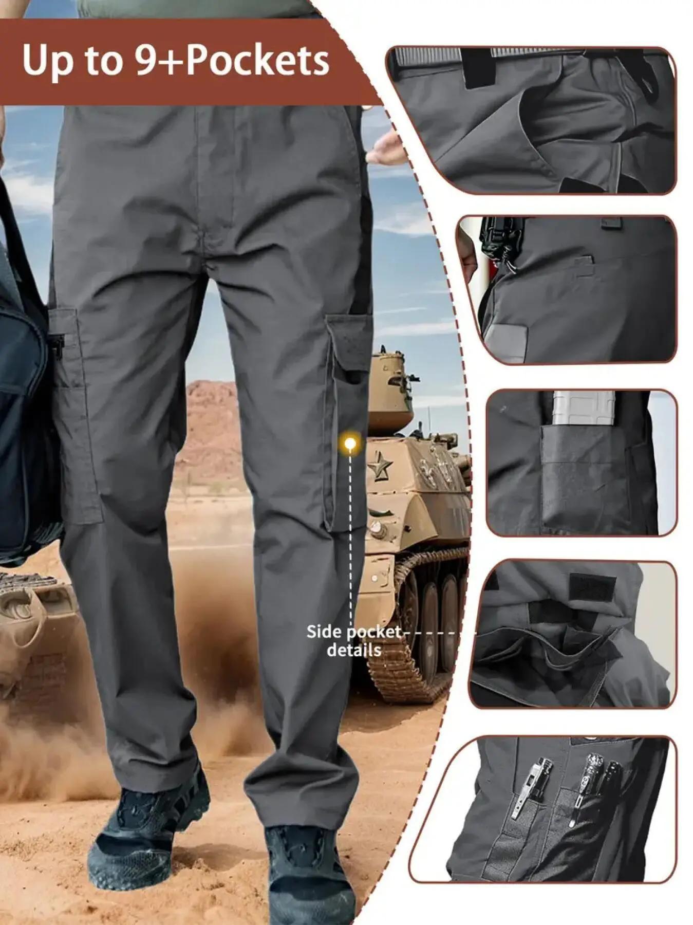 HOMUG 4 Pack Tactical Pants for Men , Ripstop Work Pants for Men, Lightweight Hiking Cargo Pants, Outdoor Apparel, Suitable for Outdoor Sports, Training, Camping And Construction Personnel, Gift for Summer HOMUG 4 Pack Tactical Pants for Men , Ripstop Work Pants for Men, Lightweight Hiking Cargo Pants, Outdoor Apparel, Suitable for Outdoor Sports, Training, Camping And Construction Personnel, Gift for Summer