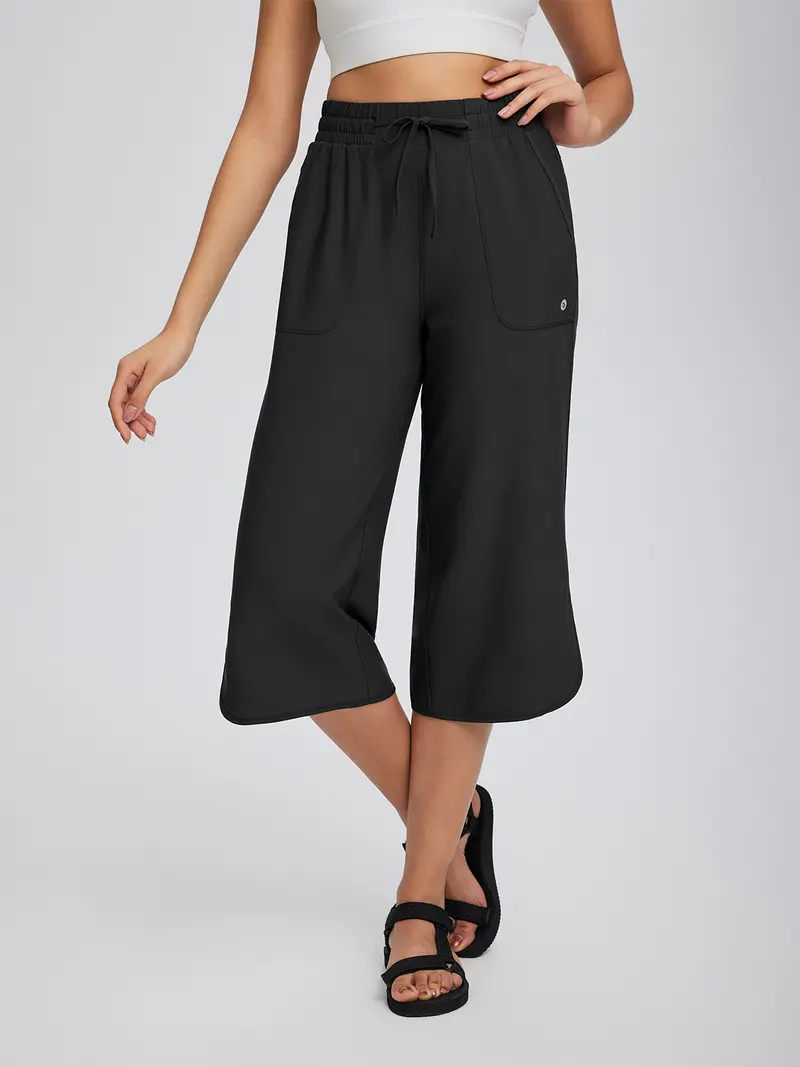 Women's 20-Inch Wide-Leg Cropped Pants
