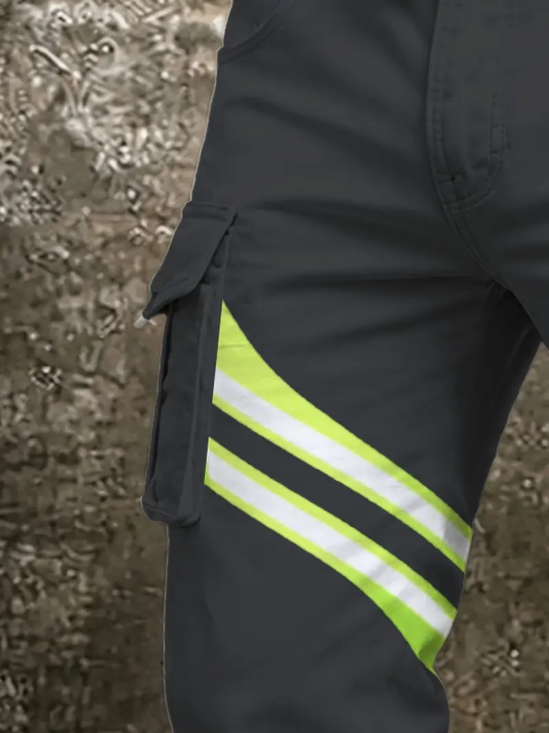 Men's Autumn/Winter Casual Trousers (with Buttons and Pockets)