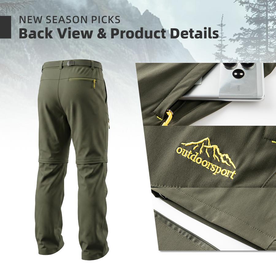 Men's Summer 2-in-1 Cargo Pants, Detachable Long Sports Shorts, Breathable Durable Tactical Utility Pants, Zipper & Multi-Pocket Outdoor Pants, Suitable for Outdoor Hiking, Camping, Mountaineering Men's Summer 2-in-1 Cargo Pants, Detachable Long Sports Shorts, Breathable Durable Tactical Utility Pants, Zipper & Multi-Pocket Outdoor Pants, Suitable for Outdoor Hiking, Camping, Mountaineering