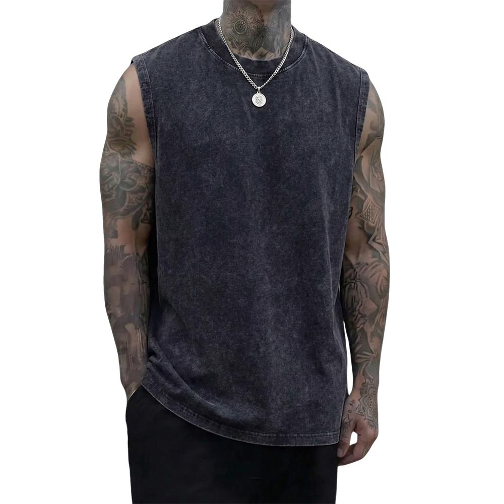 Men’s 3-Pack 230g Pure Cotton Heavyweight Vintage Sleeveless Undershirts/Tank Tops, Menswear Casual Plain Clothes, Soft Skin-Friendly Fabric, Unisex Loose Retro Fit, Machine Washable, Suitable for Sports, Outdoor Cycling, Men’s Clothes Men’s 3-Pack 230g Pure Cotton Heavyweight Vintage Sleeveless Undershirts/Tank Tops, Menswear Casual Plain Clothes, Soft Skin-Friendly Fabric, Unisex Loose Retro Fit, Machine Washable, Suitable for Sports, Outdoor Cycling, Men’s Clothes