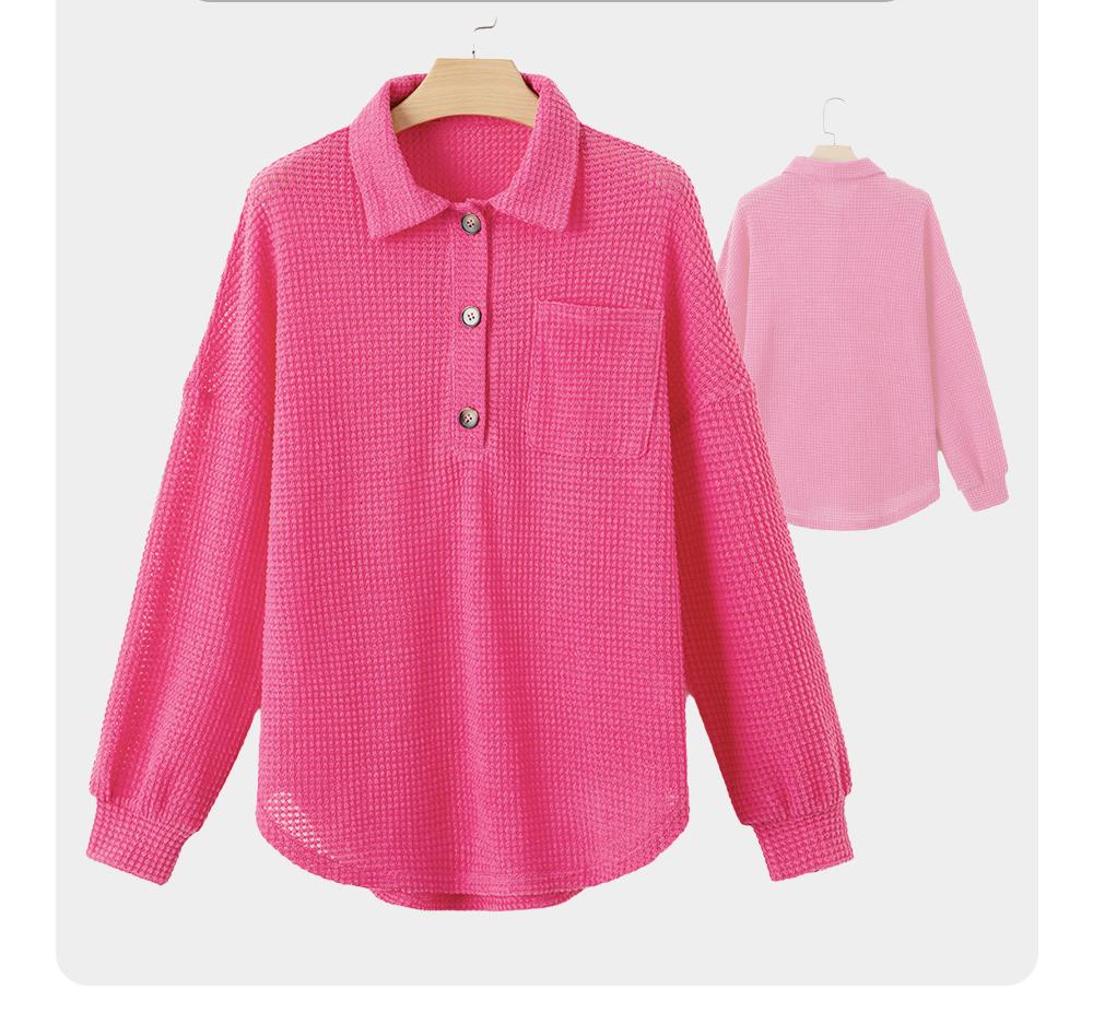EVALESS Women's Oversized Henley Waffle Shirts Tops Button V Neck Long Sleeve Lightweight Mesh Knitwear Tunic Blouses 2026 Casual Fall Outfits Green Minimalist Style Deals For You Days summer outfits,back to school,back to school shopping EVALESS Women's Oversized Henley Waffle Shirts Tops Button V Neck Long Sleeve Lightweight Mesh Knitwear Tunic Blouses 2026 Casual Fall Outfits Green Minimalist Style Deals For You Days summer outfits,back to school,back to school shopping
