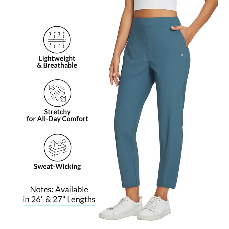 Women's Lightweight Quick-Dry Cropped Pants (UPF 50+)