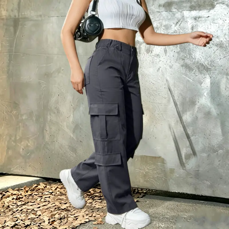 Women's American vintage-style cargo pants