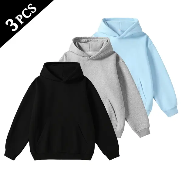 Men's Hoodie – Cotton-Blend Long-Sleeve Pullover