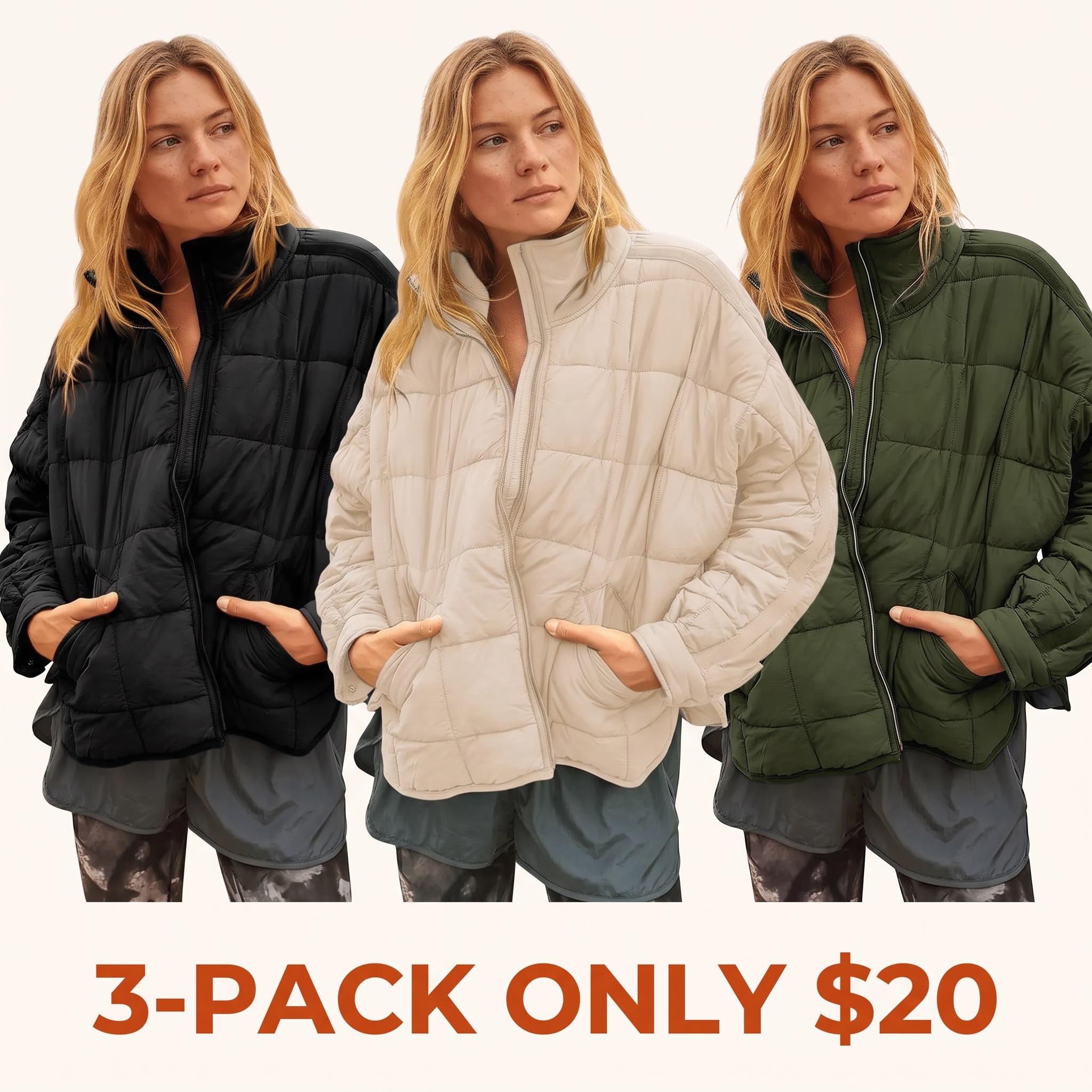 Women's Quilted Padded Jacket
