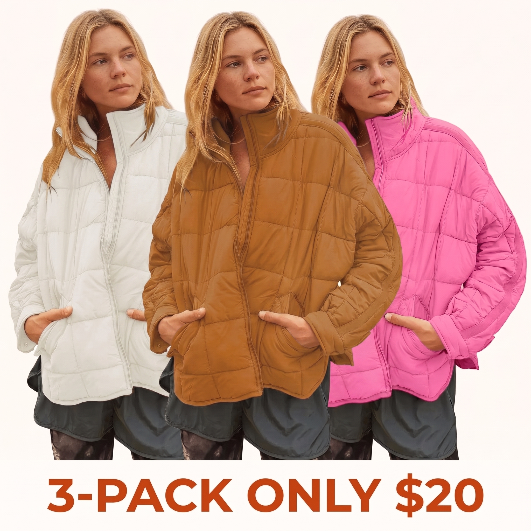 Women's Quilted Padded Jacket
