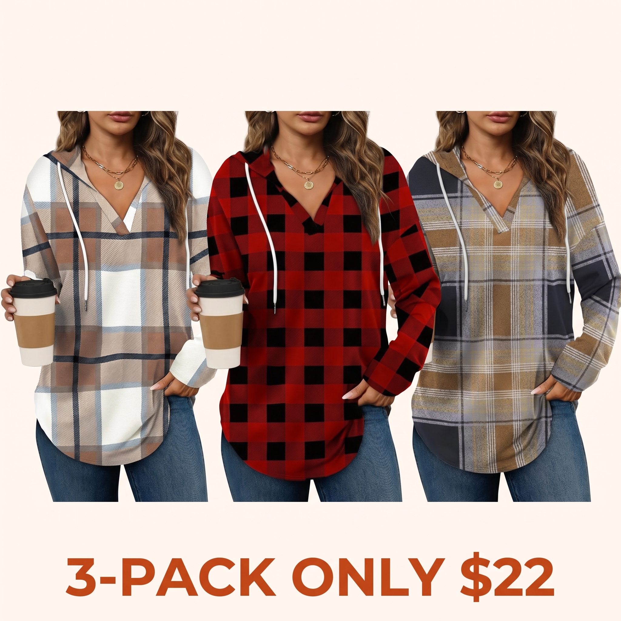 Women's Fashionable Hooded Sweatshirt