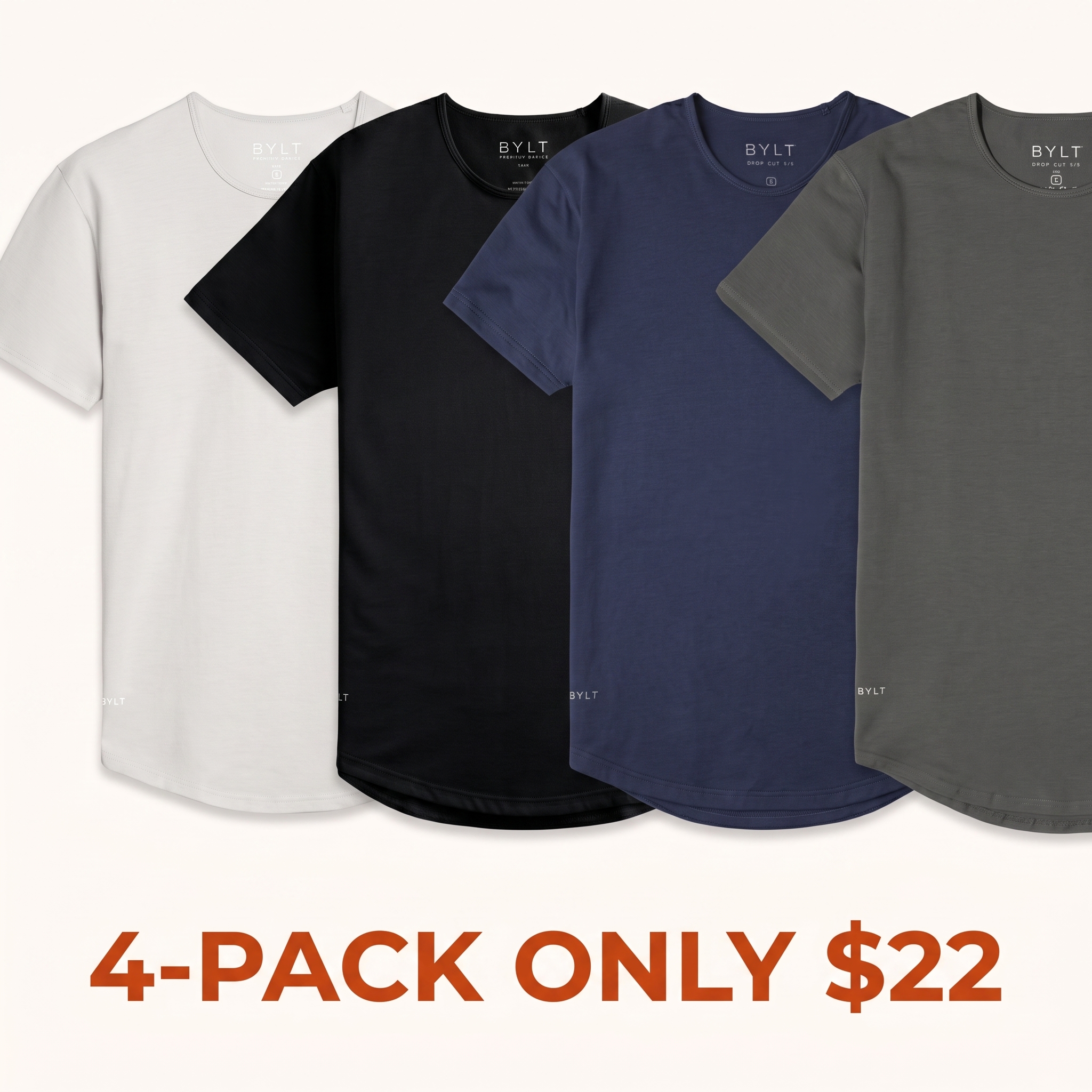 BYLT Men's Drop-Cut LUX T-Shirt