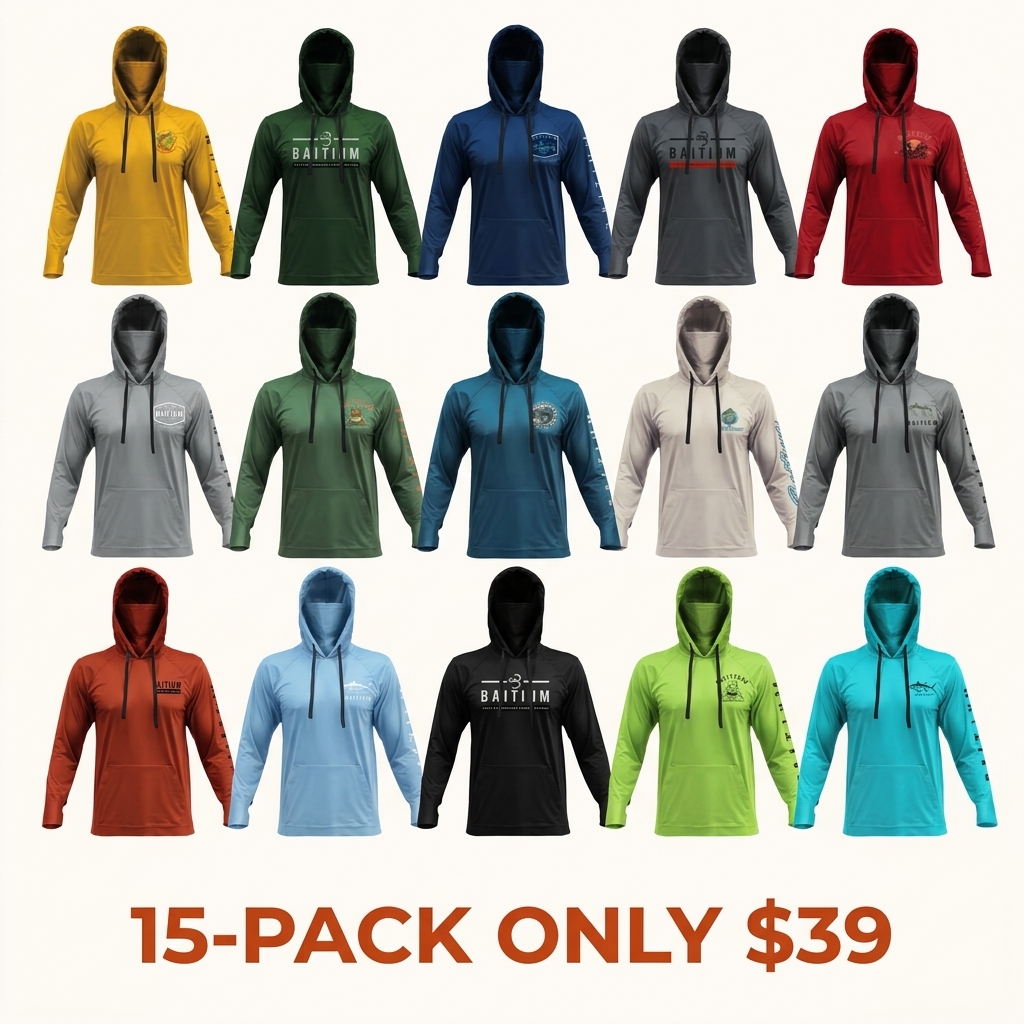 UPF 50 Sun Protection Long-Sleeve Hoodie (With Built-in Neck Gaiter)