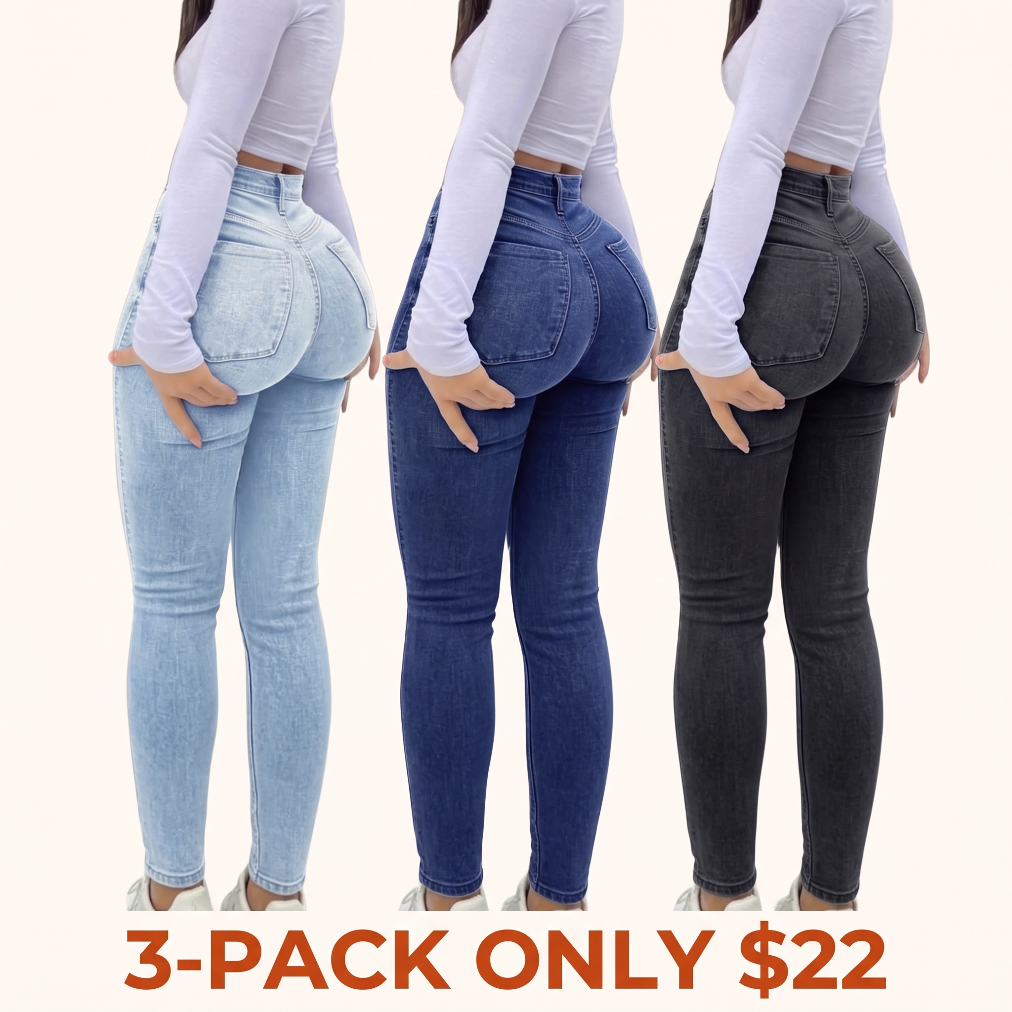 New Elegant & Casual Slim-Fit High-Waisted Trousers