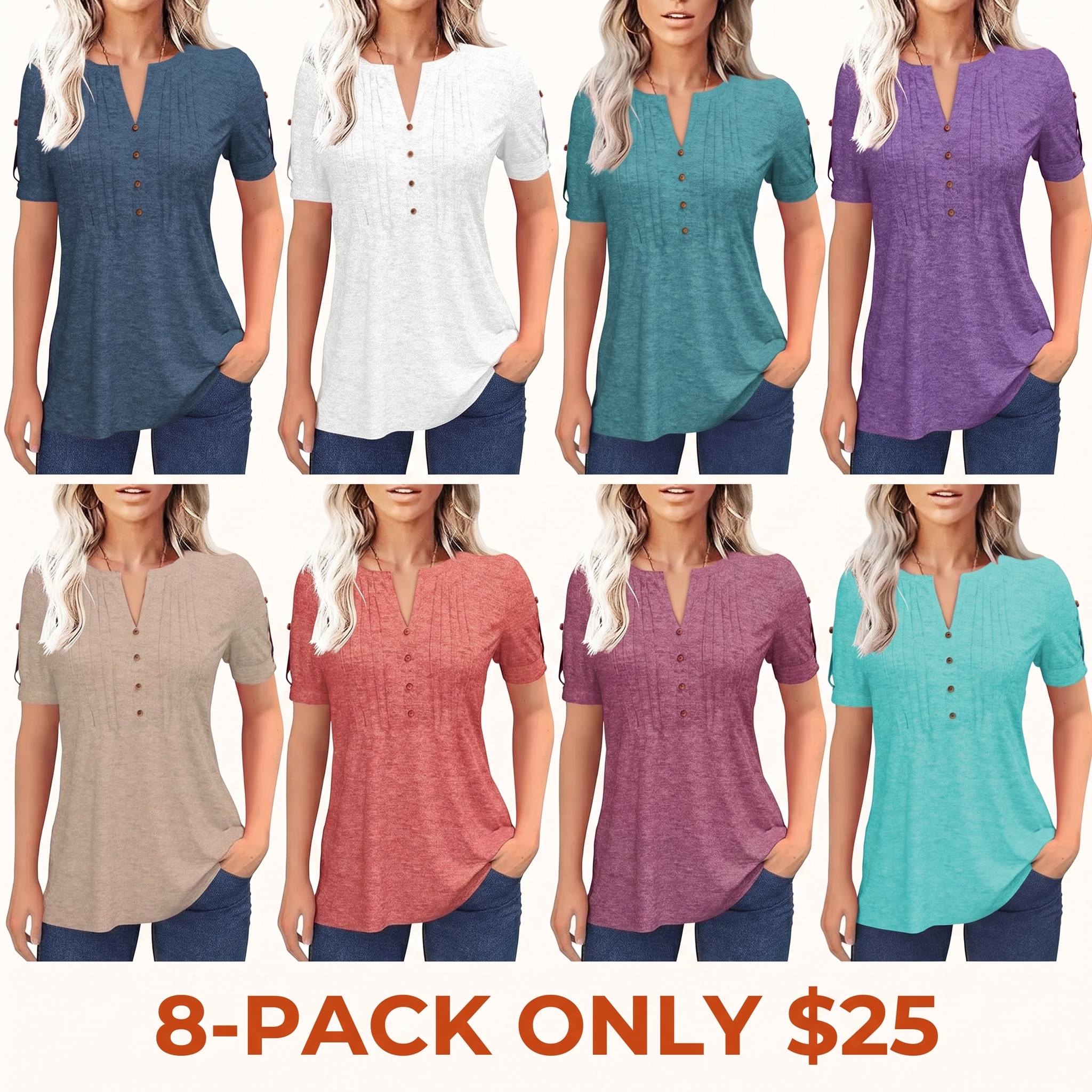 Women's V-neck T-shirt