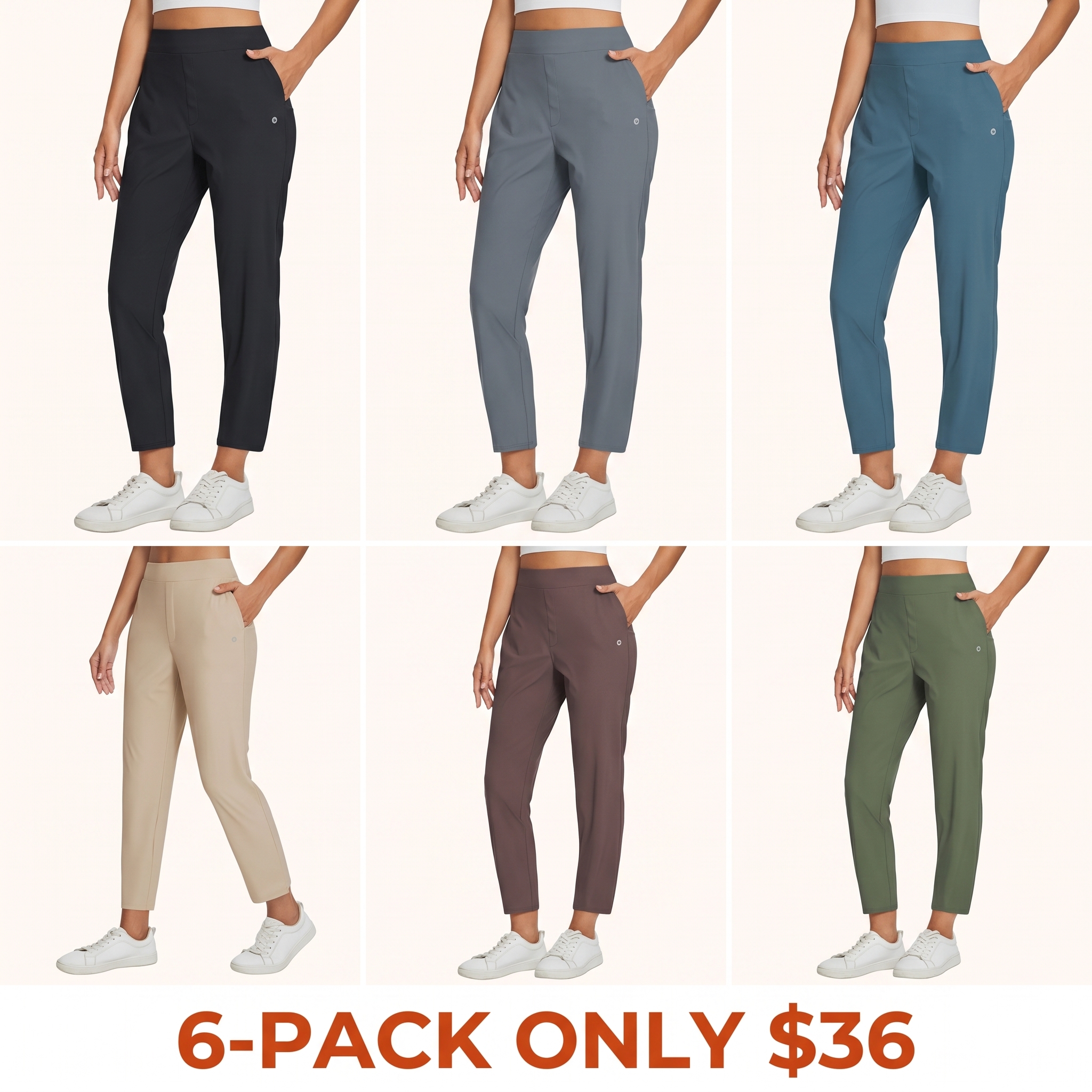 Women's Lightweight Quick-Dry Cropped Pants (UPF 50+)