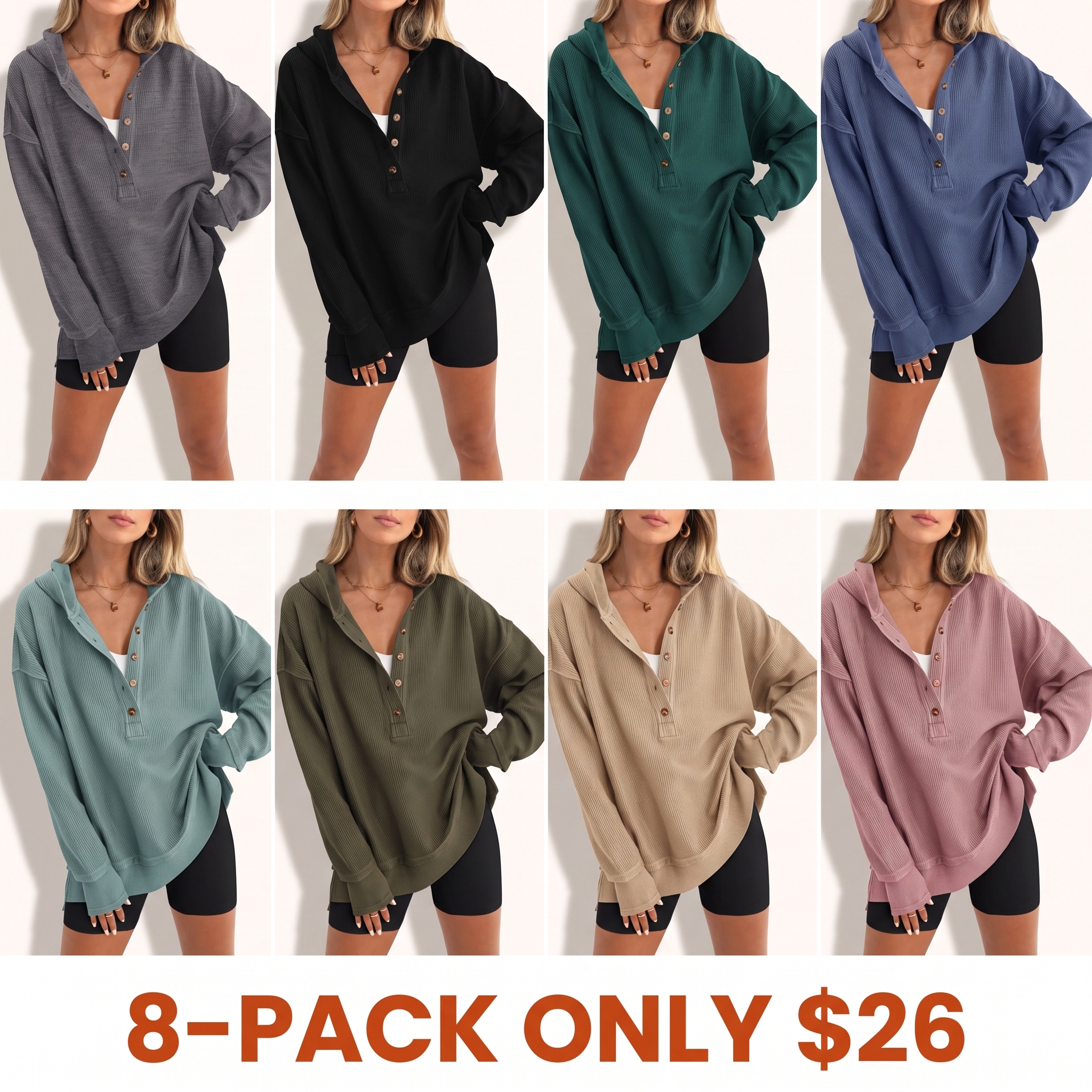 Women's Stylish Long-Sleeve Hoodie
