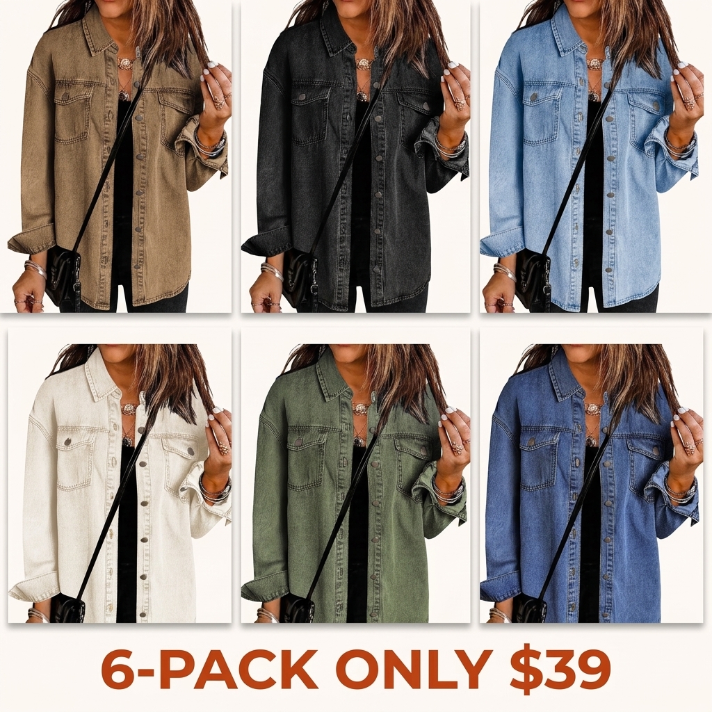 Women's Distressed Fringed Denim Jacket