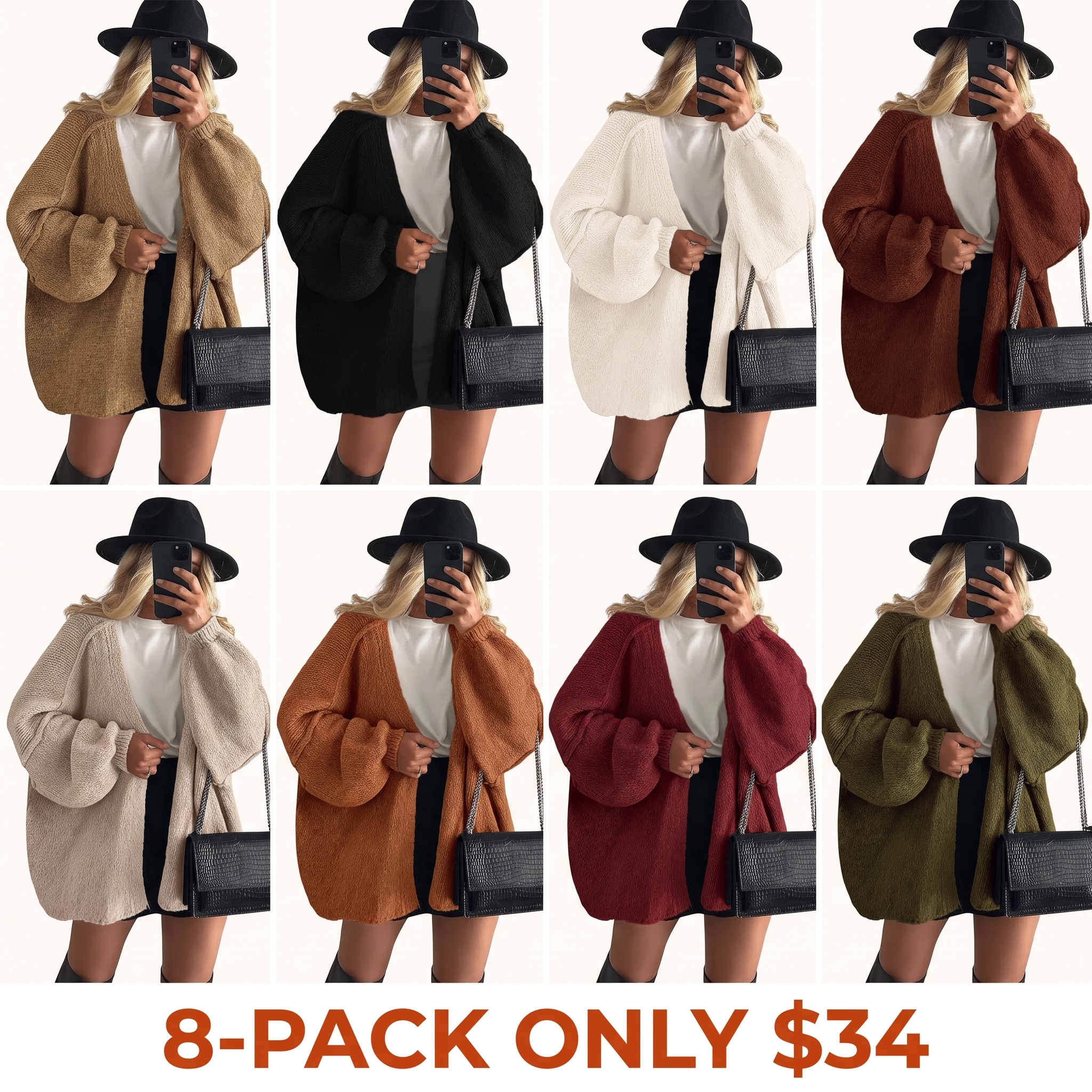 Women's Loose-Fit Cardigan