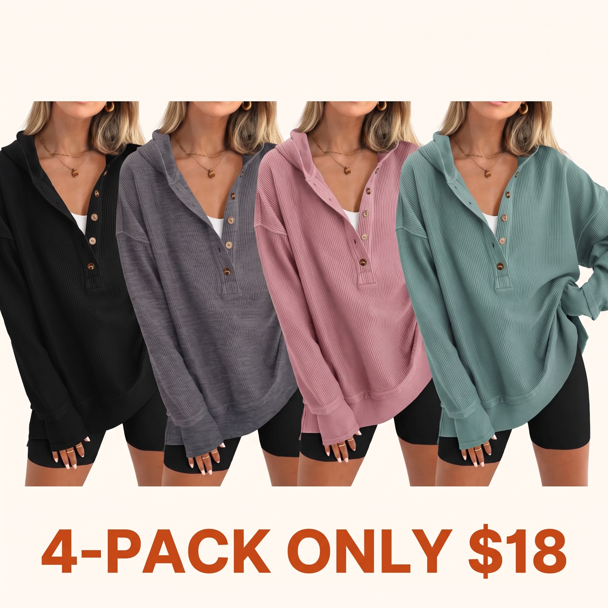 Women's Stylish Long-Sleeve Hoodie