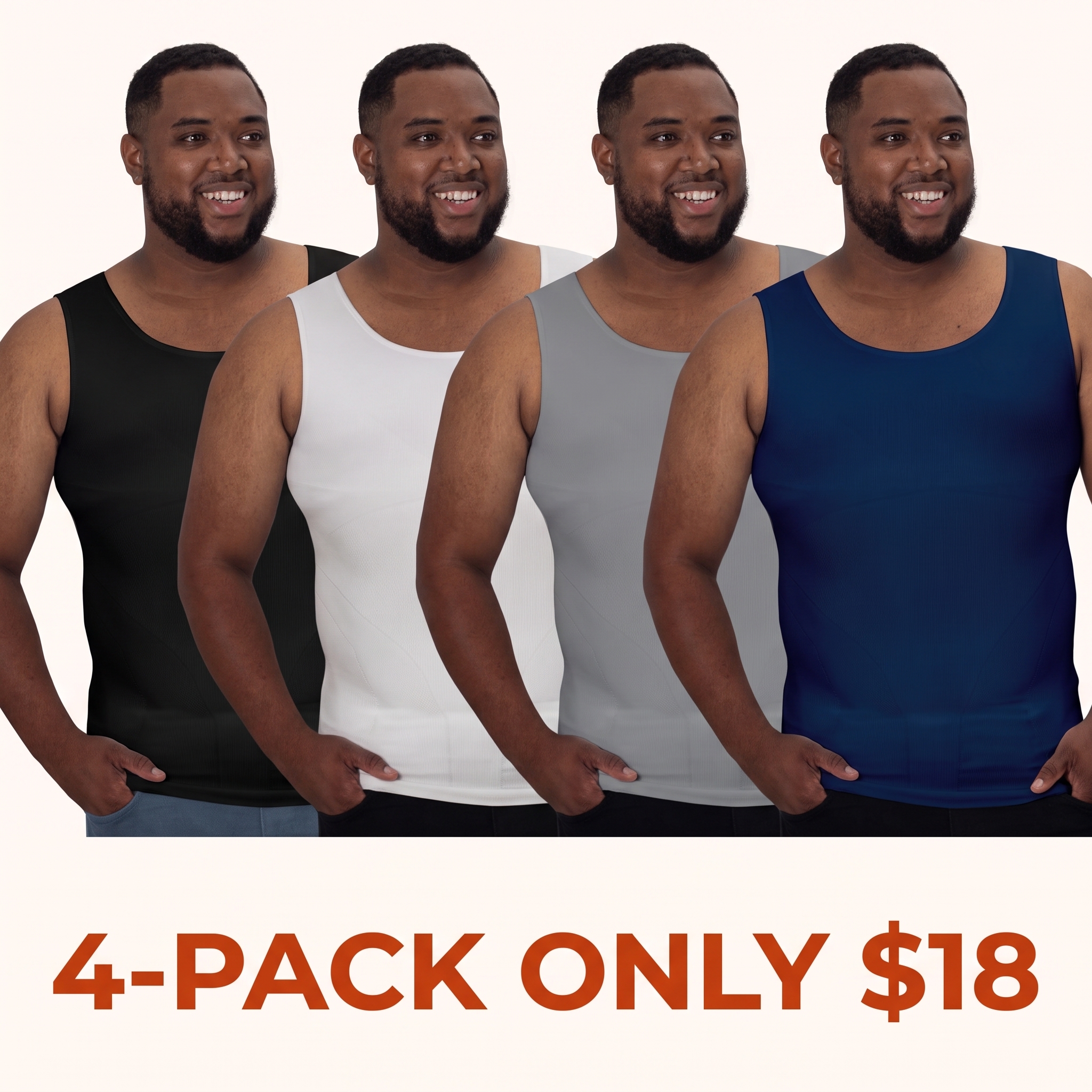 Men's shaping compression tank top
