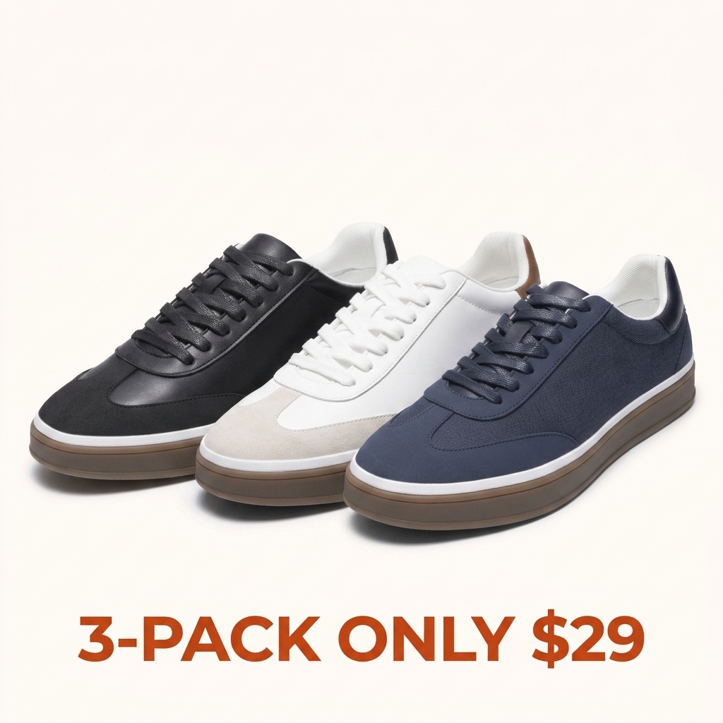 Men's stylish casual sneakers