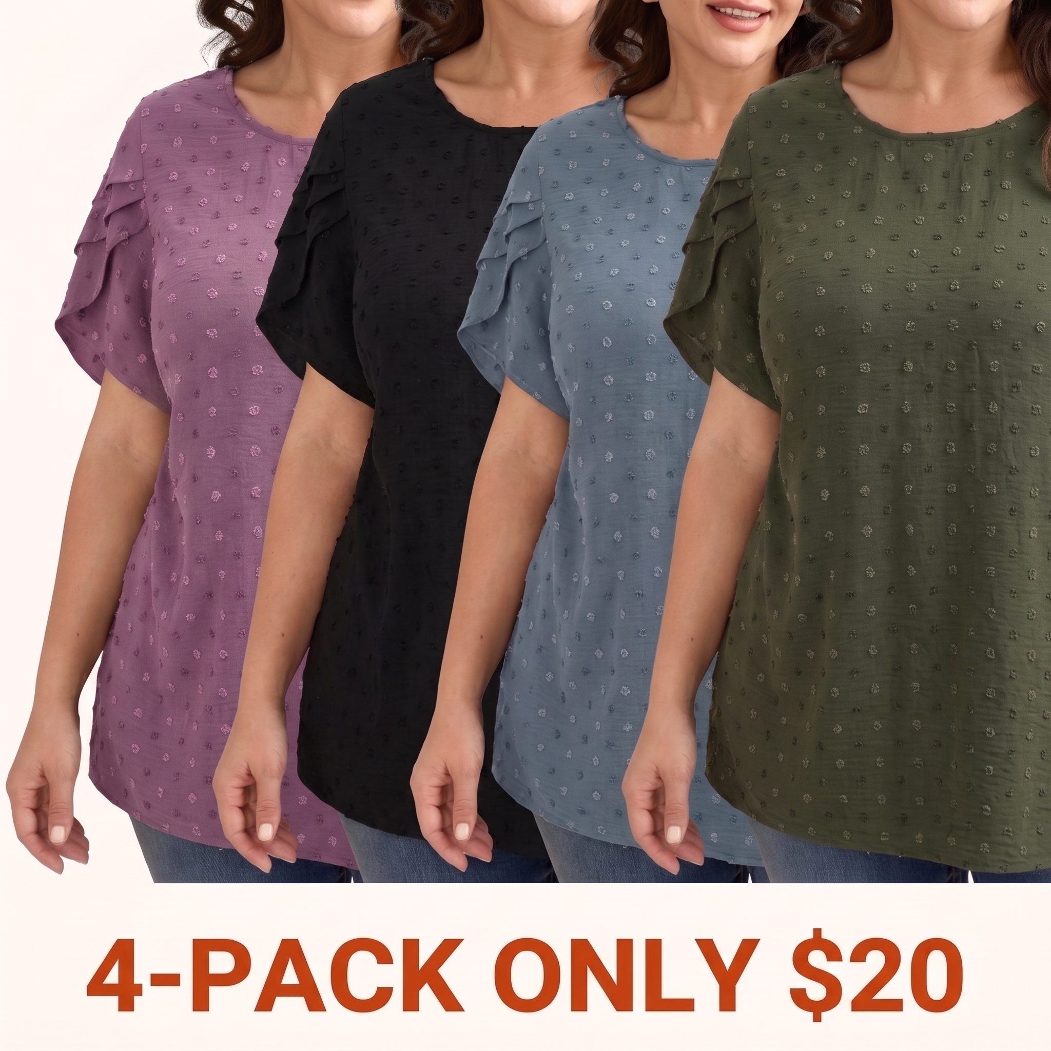 Women's Plus-Size Casual Top [M-6X]