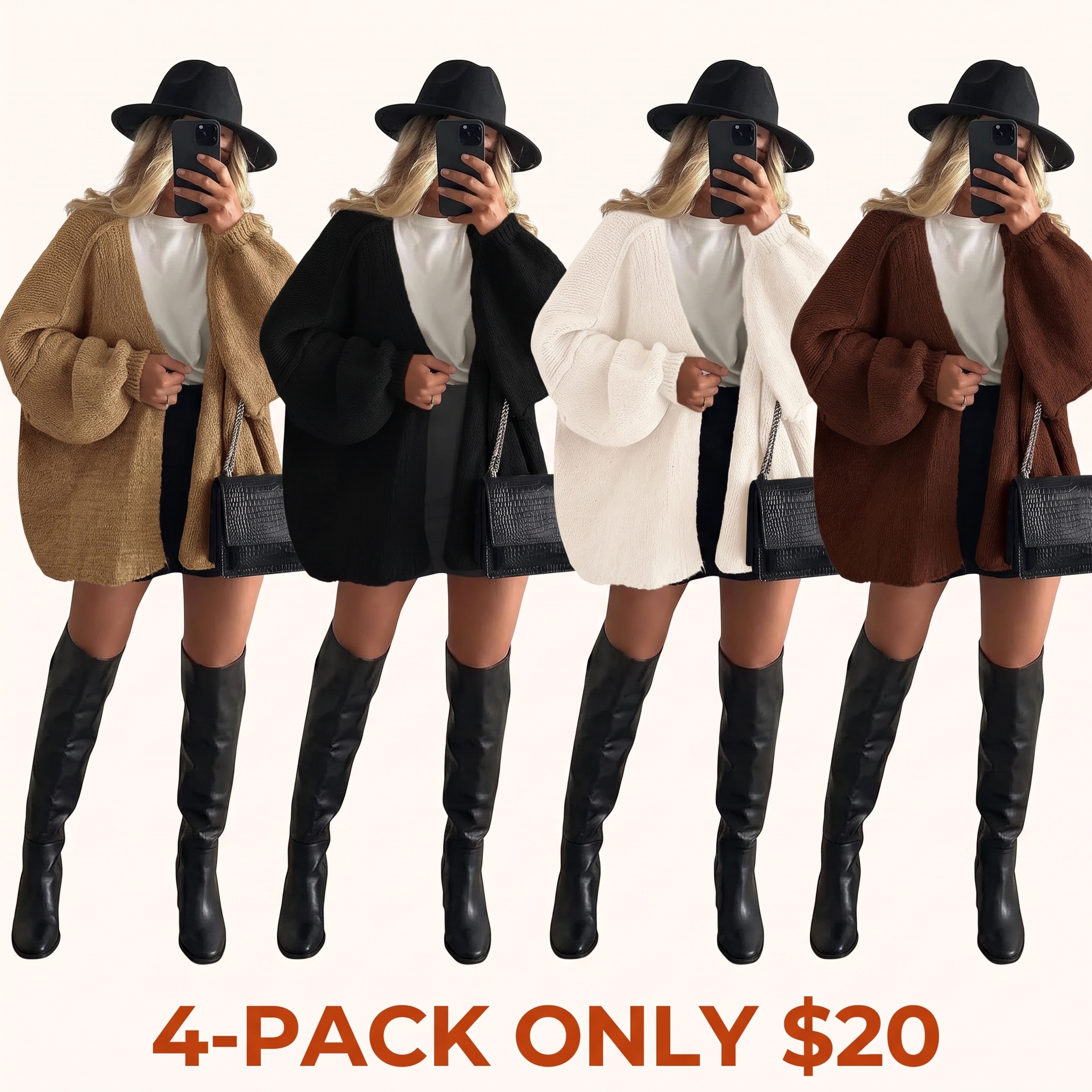 Women's Loose-Fit Cardigan