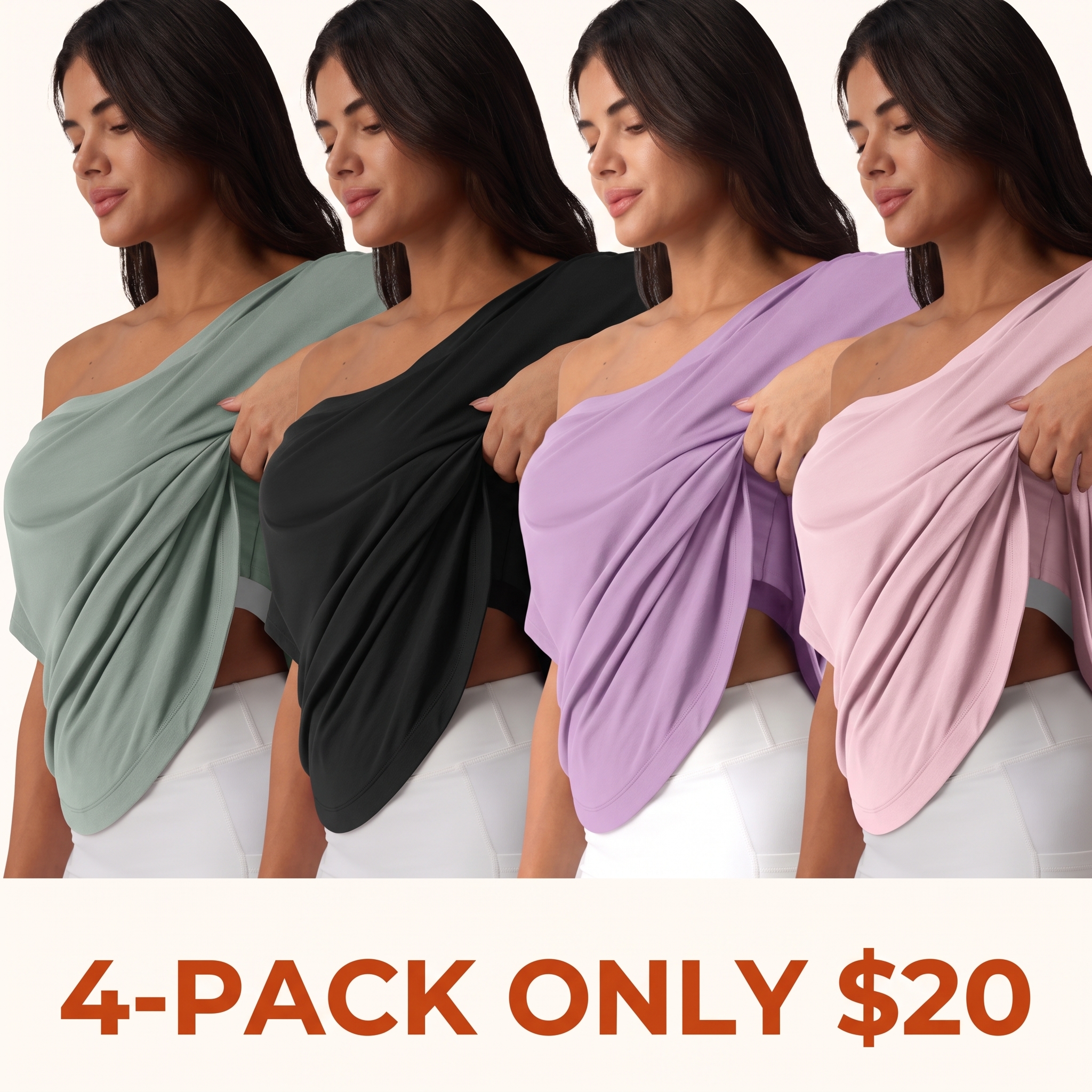 Quick-dry yoga top with built-in bra