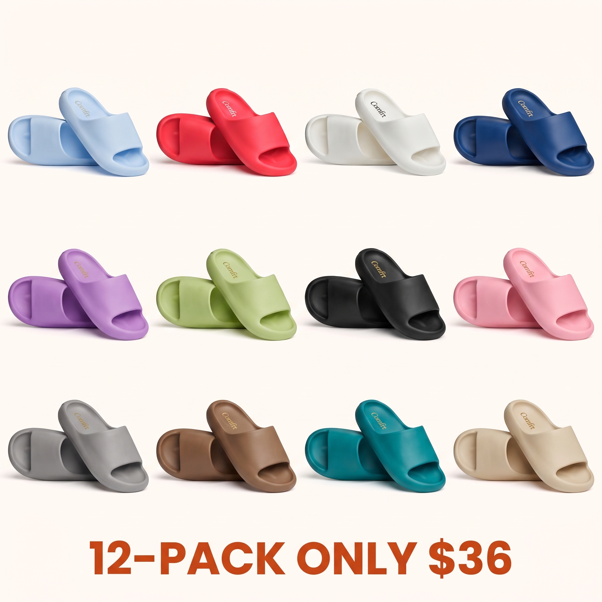 Marshmallow Slides | Comfortable Slip-ons
