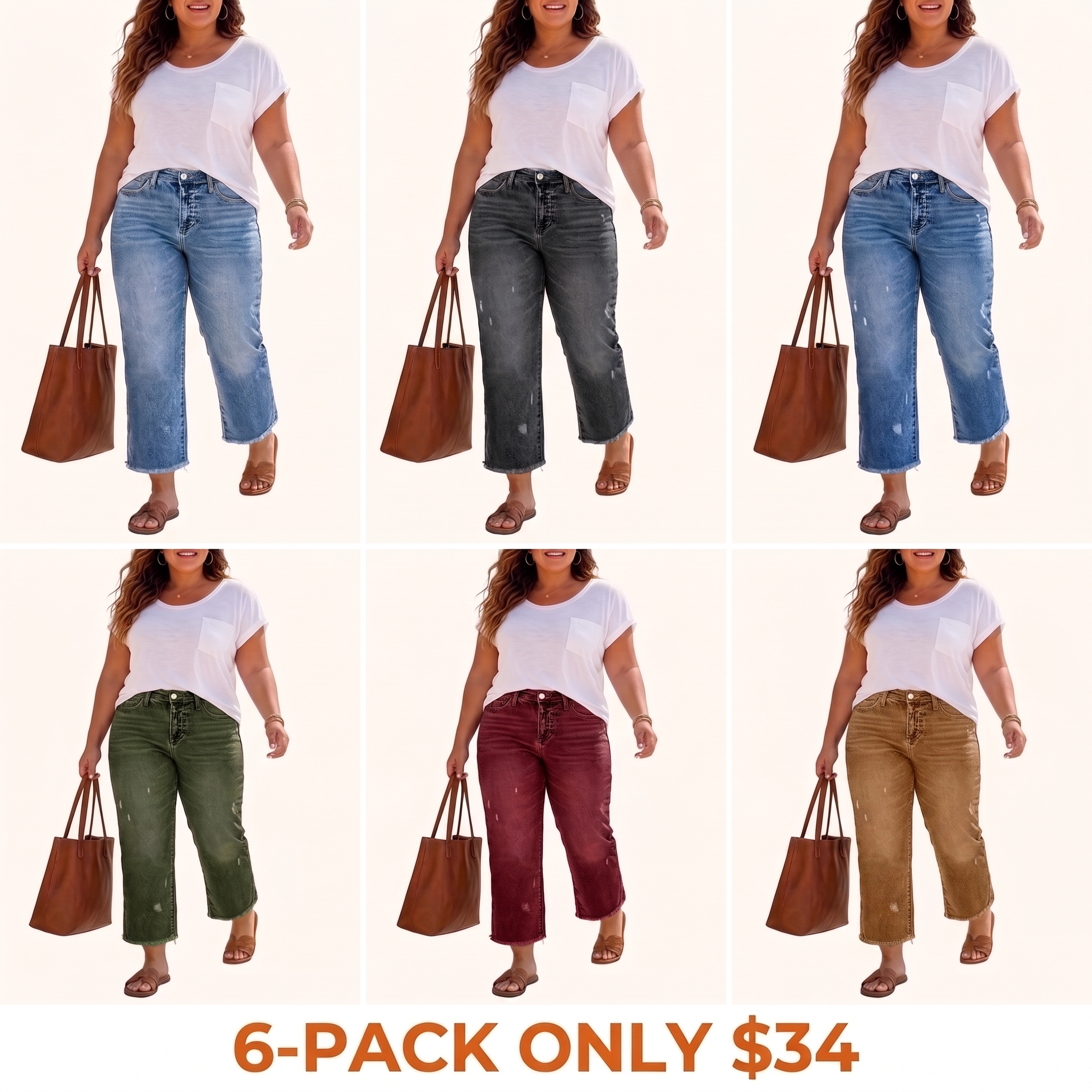 New plus-size women's jeans