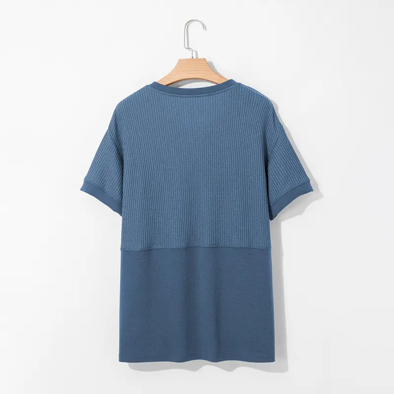 Women's Long Waffle-Knit Top