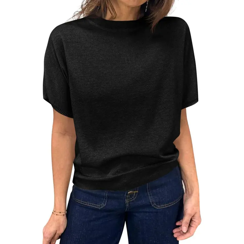 Women's short-sleeved sweater