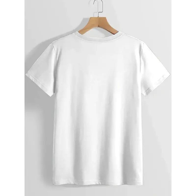 Women's Summer Solid-Color Crew Neck Short-Sleeve Casual T-Shirt