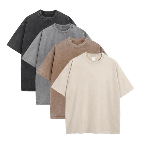 1/4 Pack Oversized Tshirts Unisex Gym Vintage Heavyweight T Shirts Cottonn Workingout Acld Wakesh Bggy Teens 1/4 Pack Oversized Tshirts Unisex Gym Vintage Heavyweight T Shirts Cottonn Workingout Acld Wakesh Bggy Teens