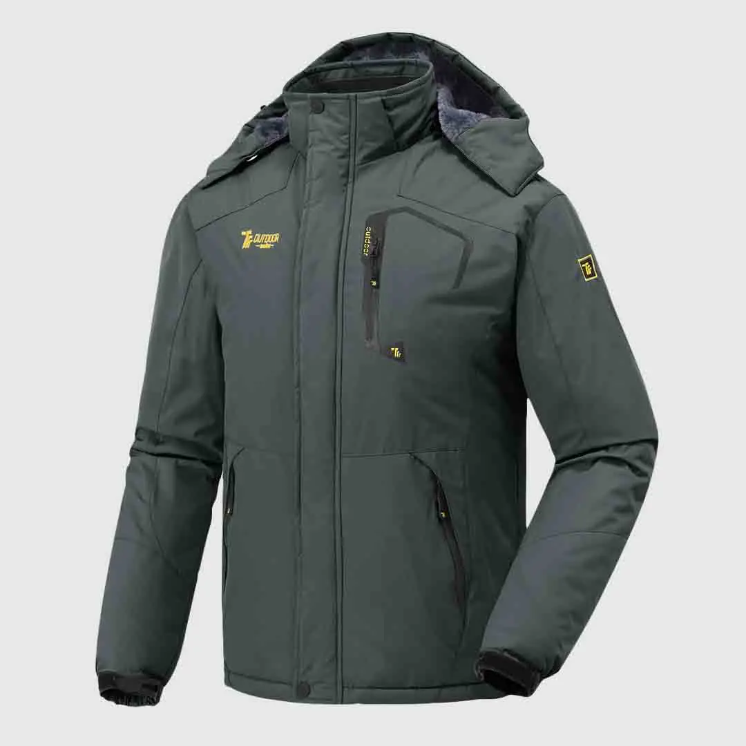 Men's Waterproof Insulated Ski Snow Jacket Big & Tall Sizes
