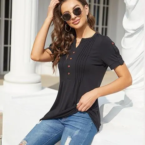 Women's V-neck T-shirt