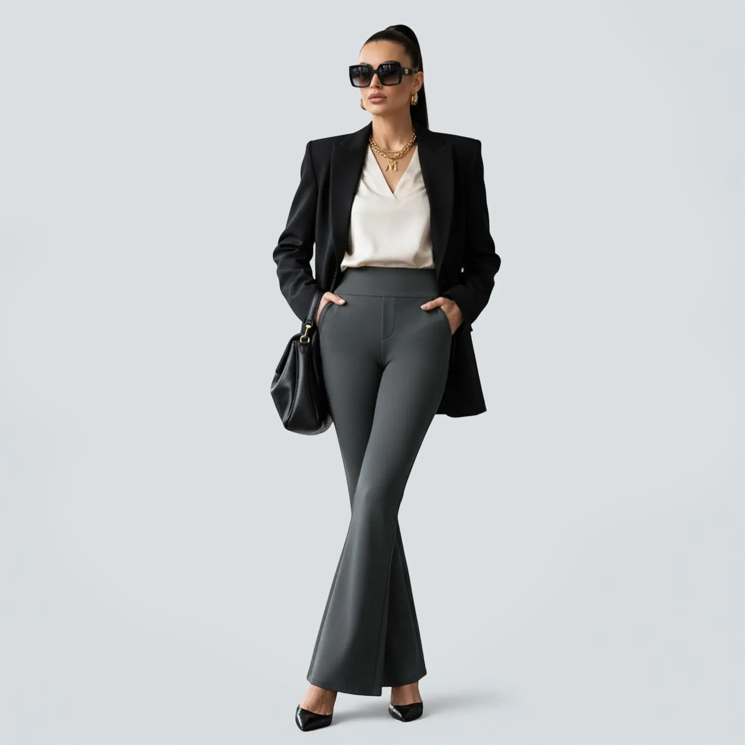 Women's Stretch Business-Casual Trousers