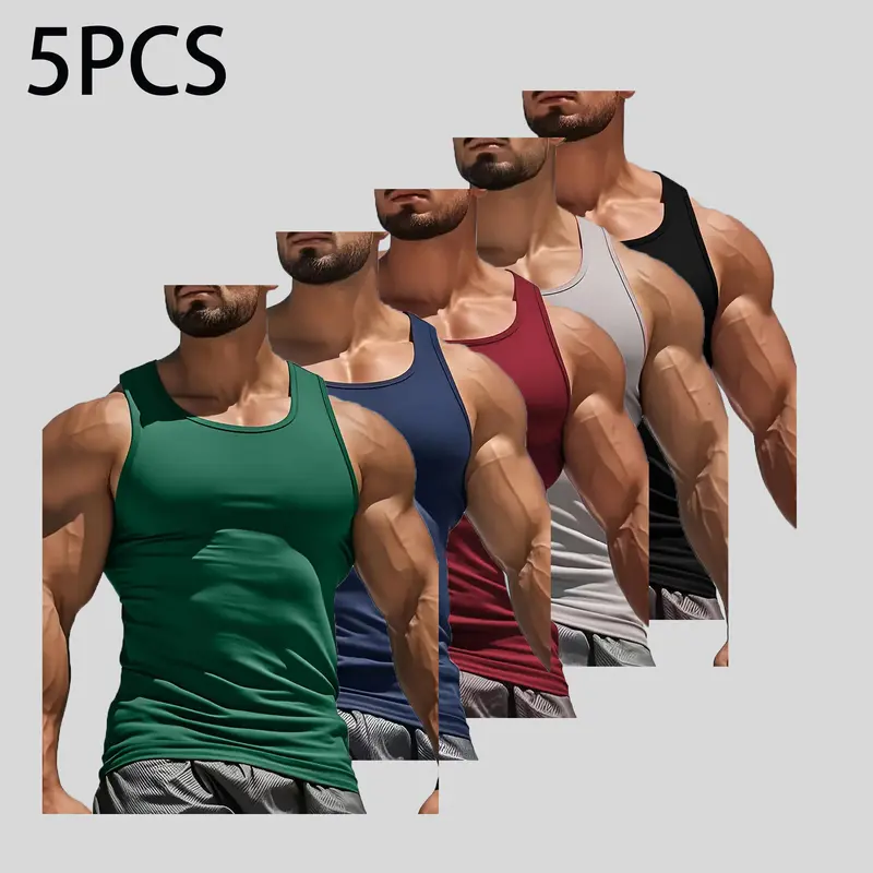 Men's Slim-Fit Sports Tank Top