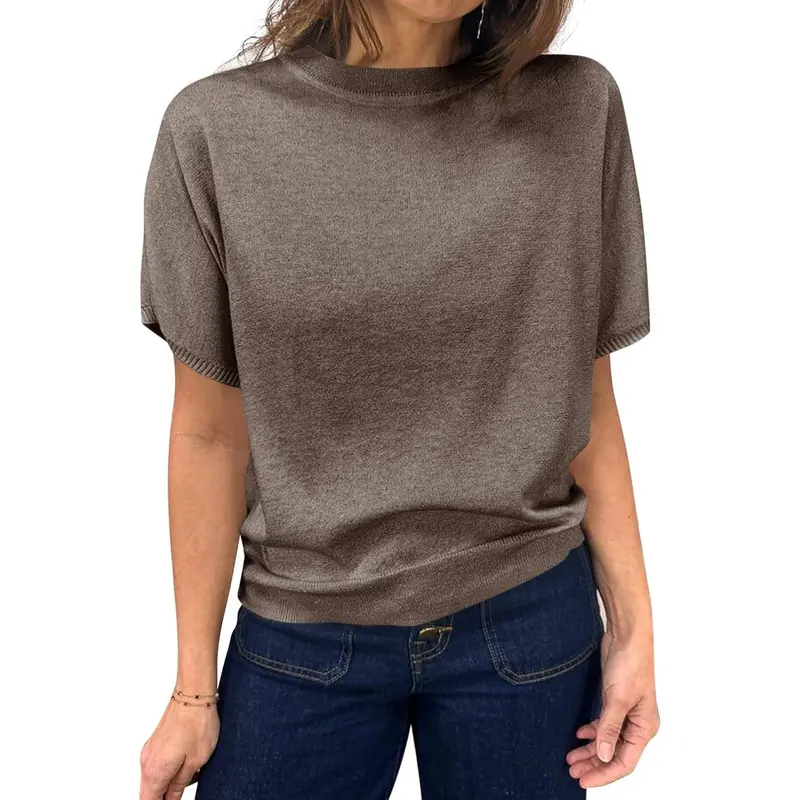 Women's short-sleeved sweater