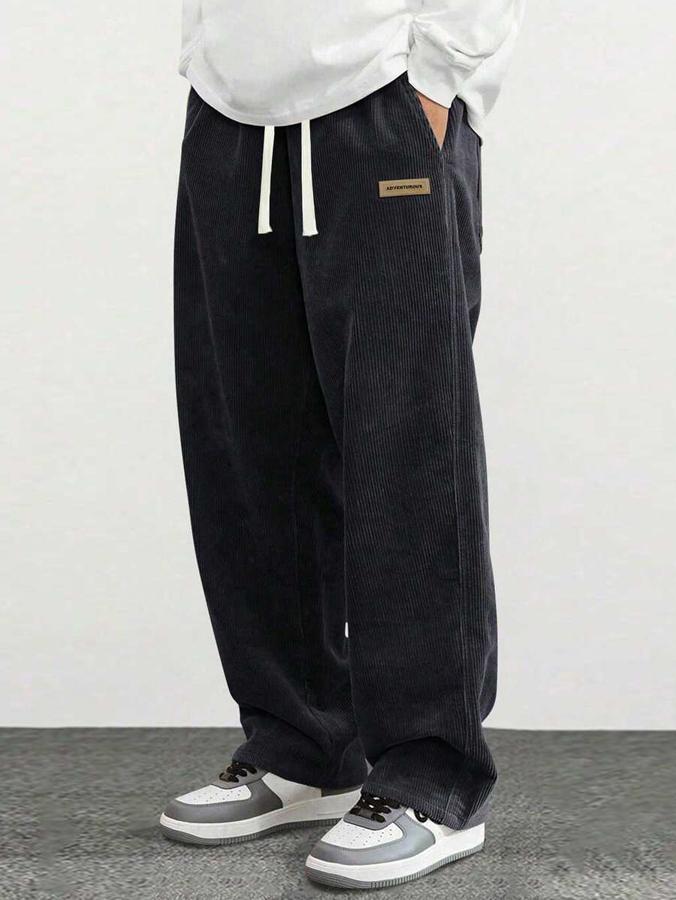 Men’s corduroy casual pants for spring and autumn, loose straight fit, breathable, skin-friendly, comfortable Men’s corduroy casual pants for spring and autumn, loose straight fit, breathable, skin-friendly, comfortable