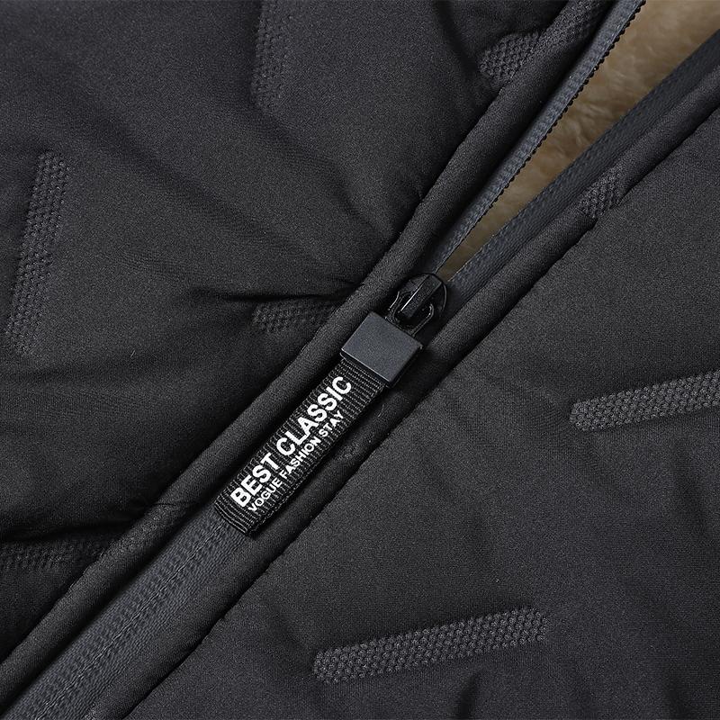 2026 New Stylish Men's Hooded Cotton Jacket, Long Sleeve Menswear Tops, Fleece-Lined Warm Clothes with Ultrasonic Cotton Toothbrush Design Stylish Menswear,back to school,back to school shopping 2026 New Stylish Men's Hooded Cotton Jacket, Long Sleeve Menswear Tops, Fleece-Lined Warm Clothes with Ultrasonic Cotton Toothbrush Design Stylish Menswear,back to school,back to school shopping