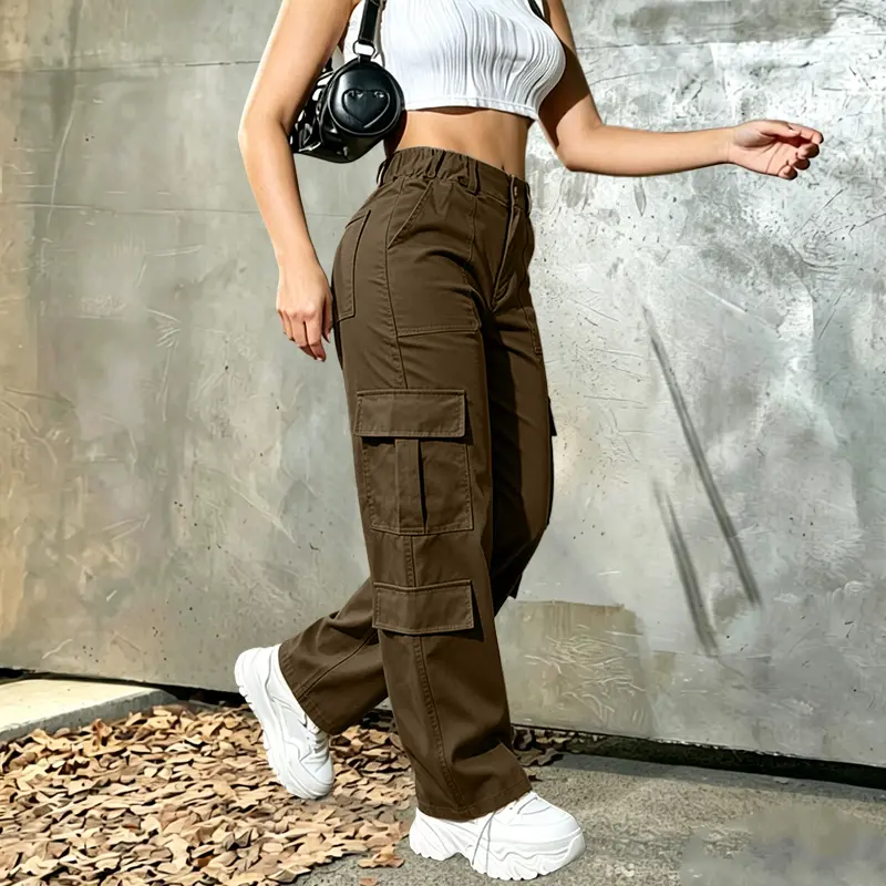 Women's American vintage-style cargo pants