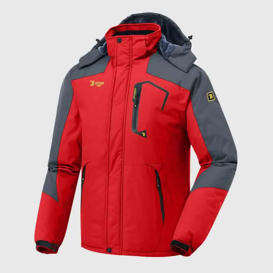 Men's Waterproof Insulated Ski Snow Jacket Big & Tall Sizes