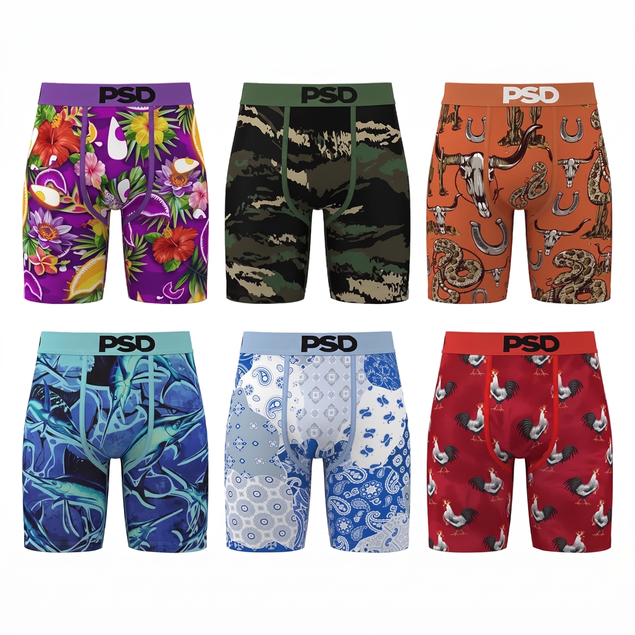 Men's Boxer Briefs (6-Pack)