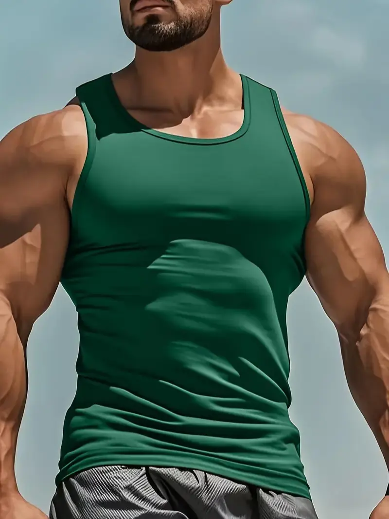 Men's Slim-Fit Sports Tank Top