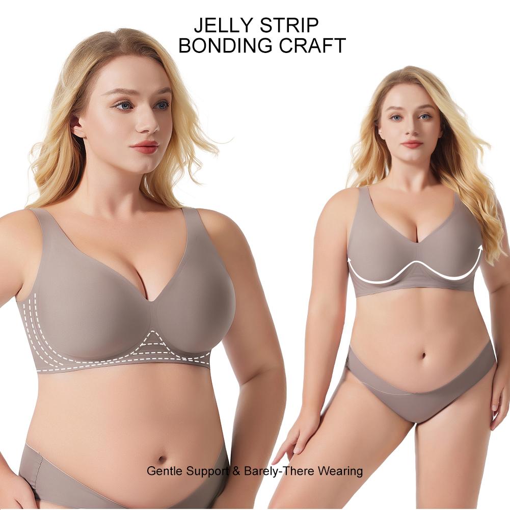 1/2/3/4/6PCS Jelly Deep V Seamless Bras for Women Comfortable Push Up Bra No Underwire Jelly Bra Bralettes Wireless Tshirts Bras Everyday Bras S-3XL 1/2/3/4/6PCS Jelly Deep V Seamless Bras for Women Comfortable Push Up Bra No Underwire Jelly Bra Bralettes Wireless Tshirts Bras Everyday Bras S-3XL